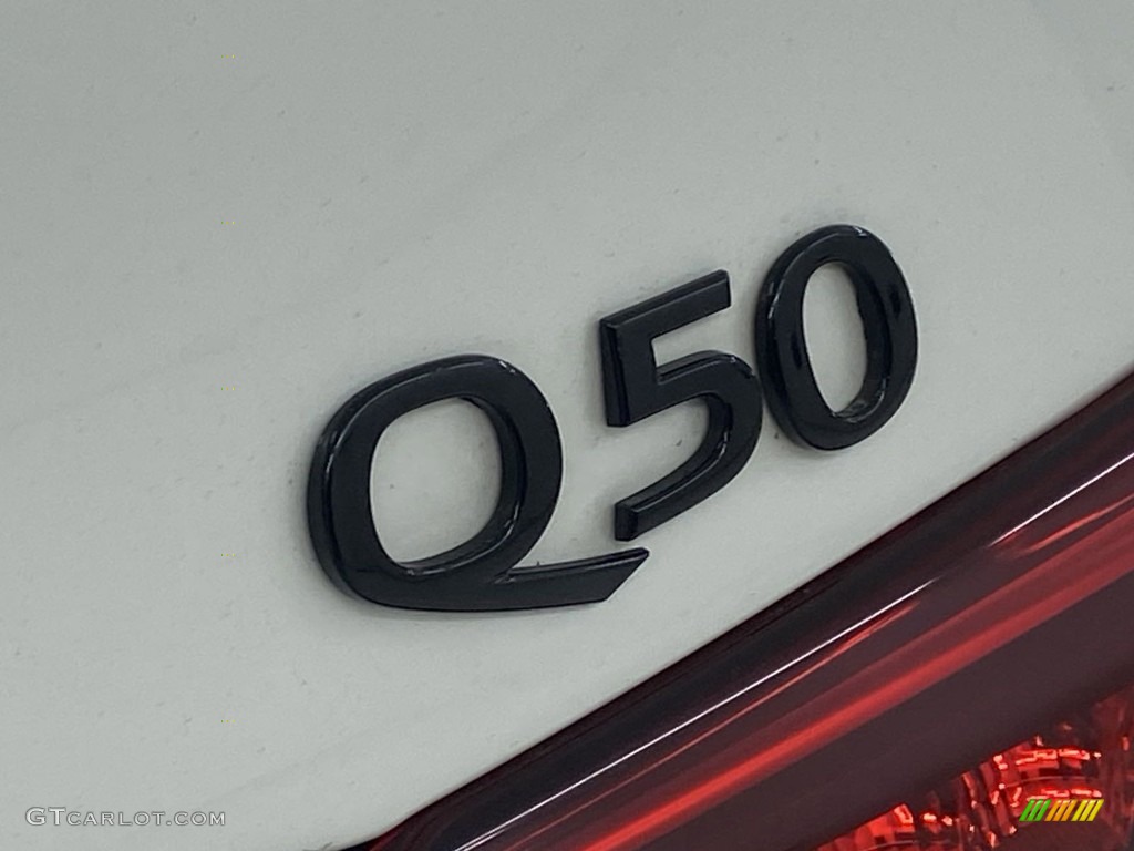 2020 Q50 3.0t Luxe - Majestic White / Graphite photo #10