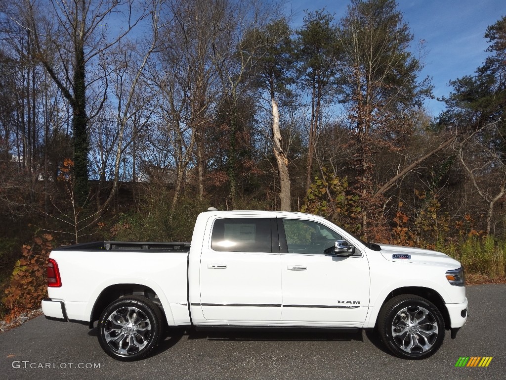 Bright White 2022 Ram 1500 Limited Crew Cab 4x4 Exterior Photo #145223328