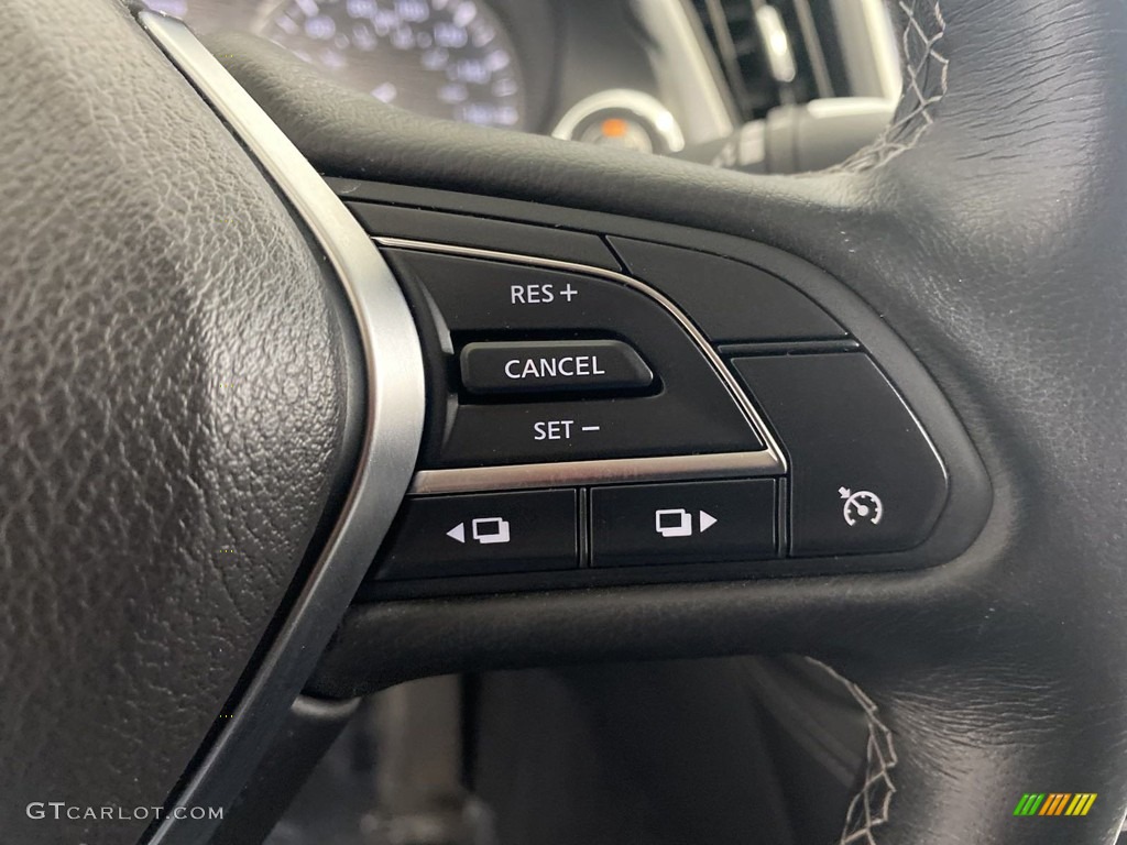 2020 Infiniti Q50 3.0t Luxe Graphite Steering Wheel Photo #145223406