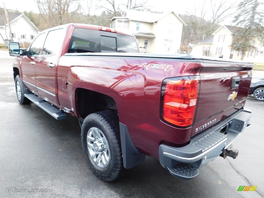 2017 Silverado 2500HD LTZ Crew Cab 4x4 - Butte Red Metallic / Dark Ash/Jet Black photo #9