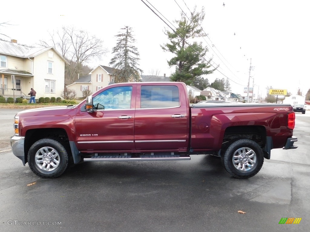 Butte Red Metallic 2017 Chevrolet Silverado 2500HD LTZ Crew Cab 4x4 Exterior Photo #145223592