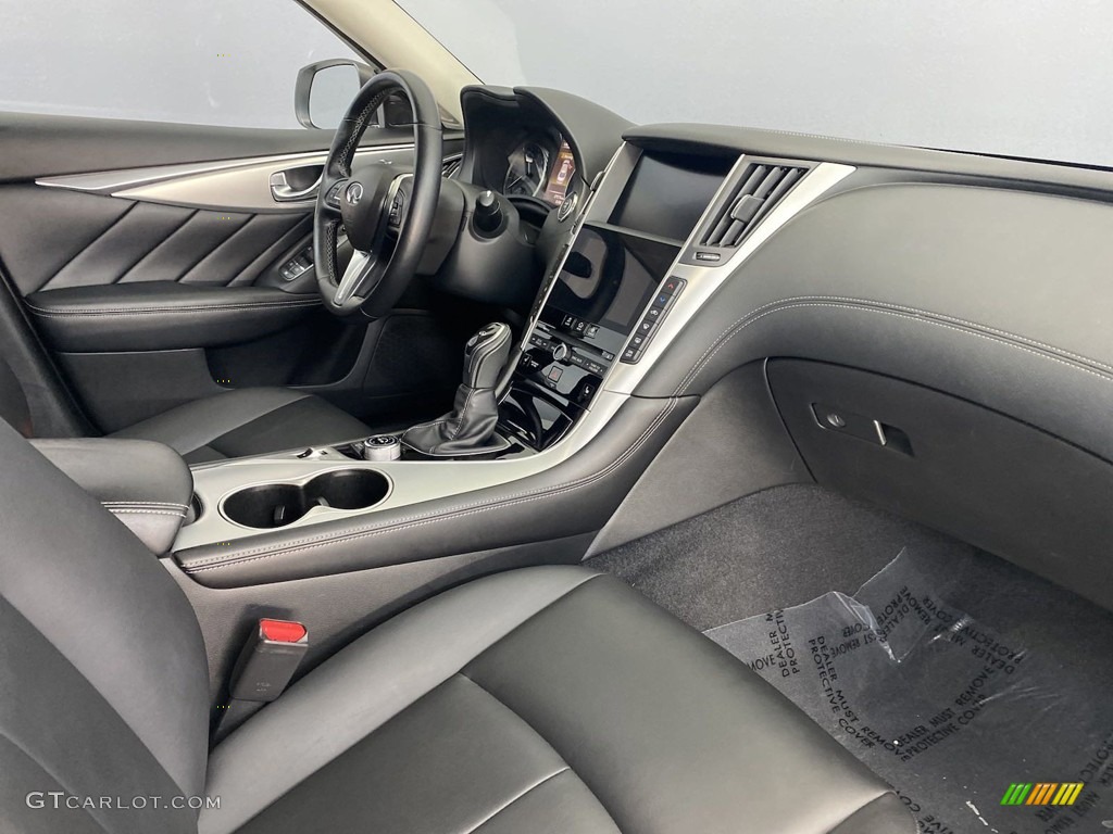2020 Infiniti Q50 3.0t Luxe Graphite Dashboard Photo #145223670