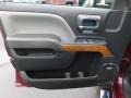 Dark Ash/Jet Black 2017 Chevrolet Silverado 2500HD LTZ Crew Cab 4x4 Door Panel