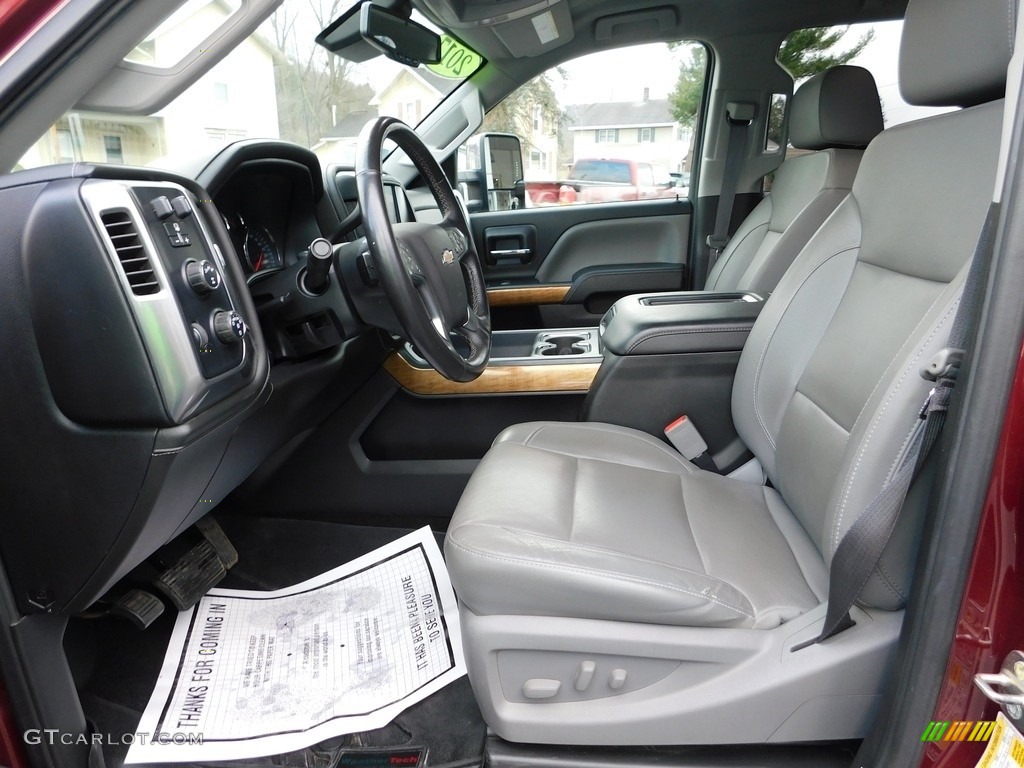 2017 Silverado 2500HD LTZ Crew Cab 4x4 - Butte Red Metallic / Dark Ash/Jet Black photo #18