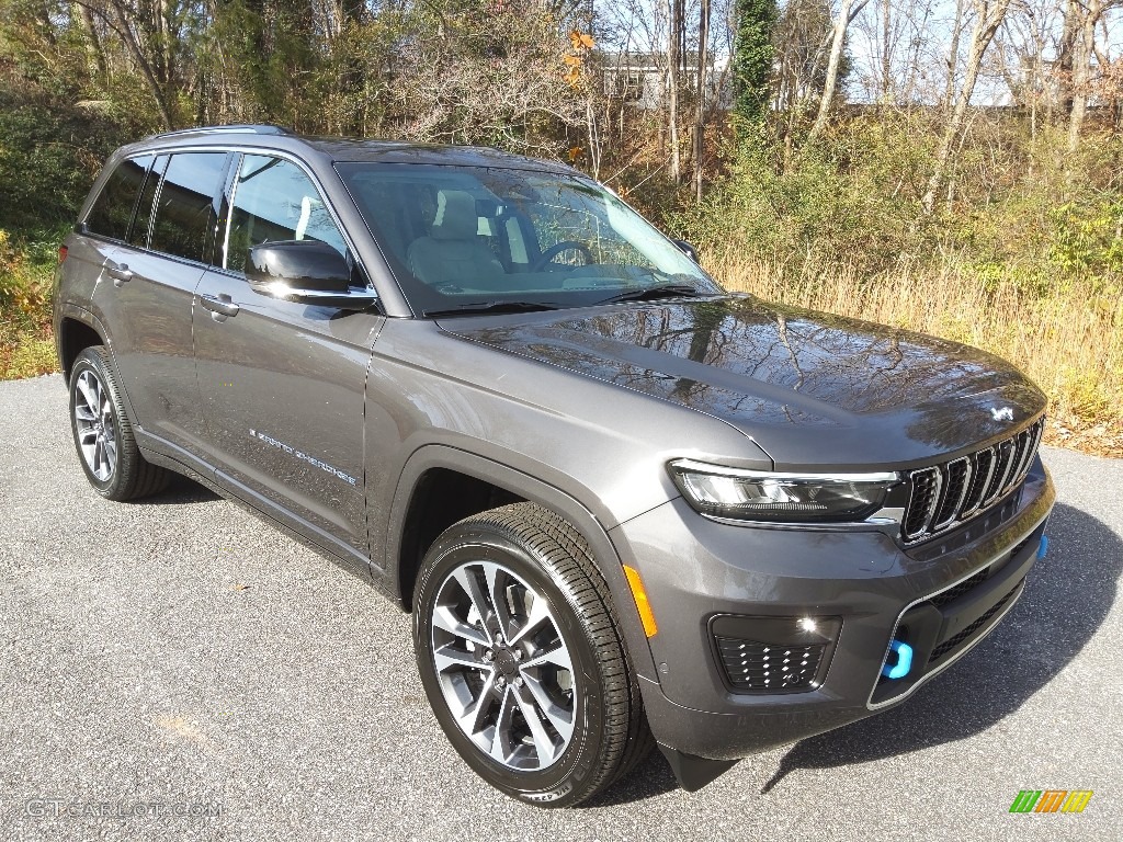 Baltic Gray Metallic 2022 Jeep Grand Cherokee Overland 4XE Hybrid Exterior Photo #145224640