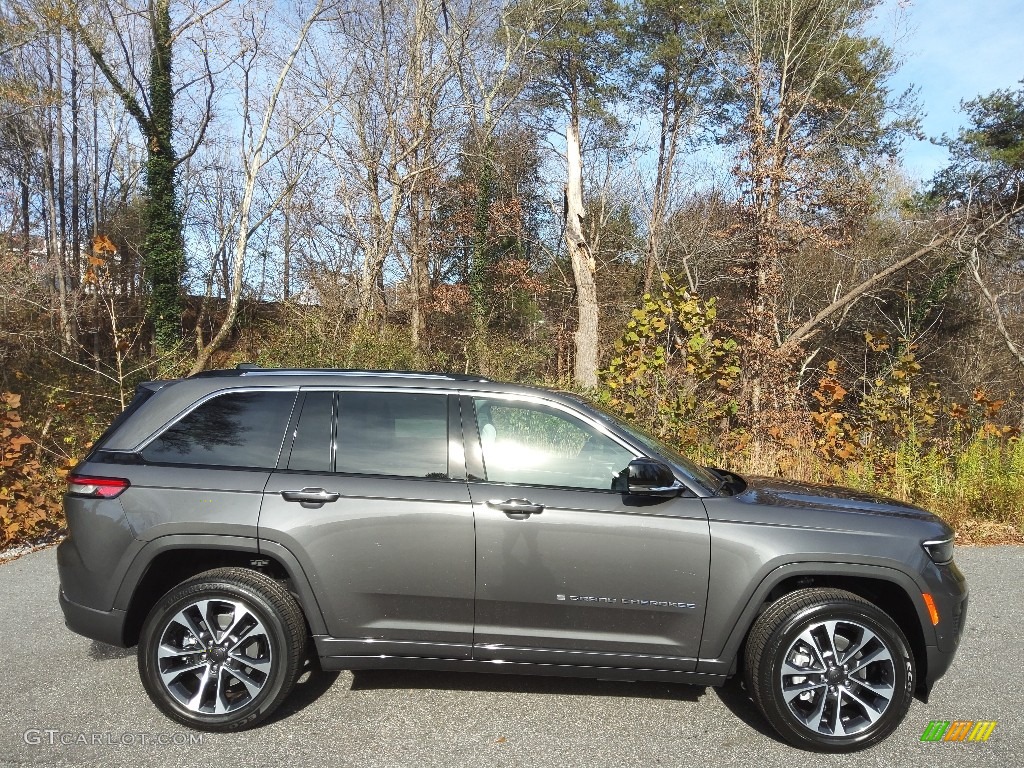 Baltic Gray Metallic 2022 Jeep Grand Cherokee Overland 4XE Hybrid Exterior Photo #145224658