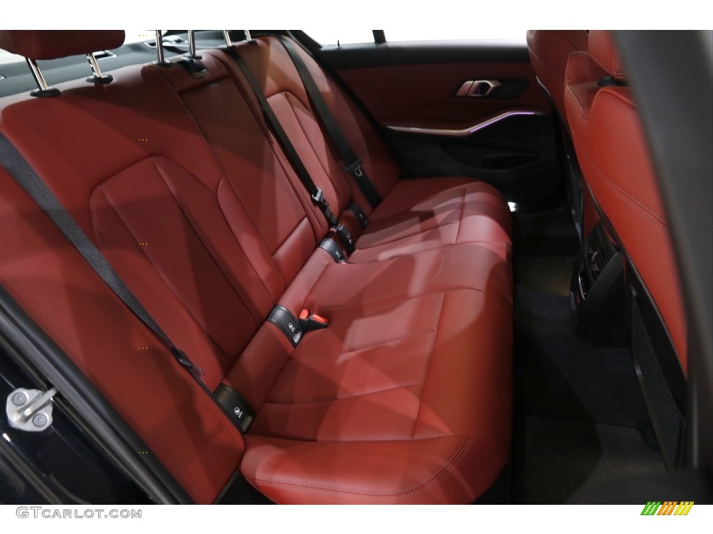 2022 3 Series 330i xDrive Sedan - Black Sapphire Metallic / Tacora Red photo #19