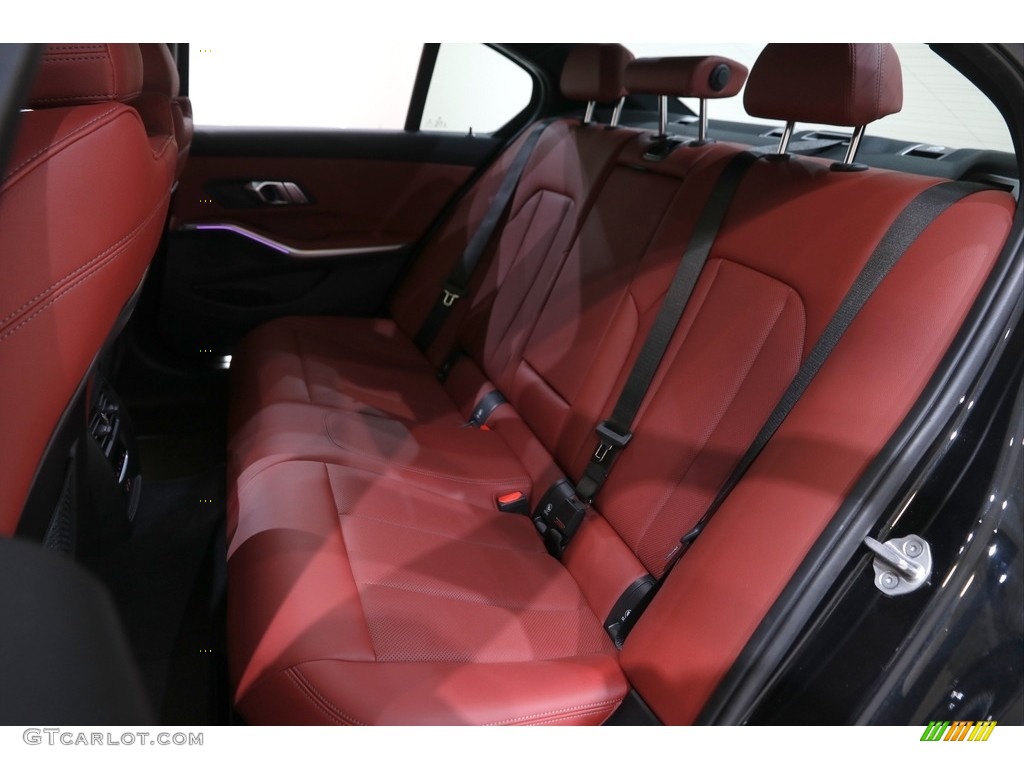 2022 3 Series 330i xDrive Sedan - Black Sapphire Metallic / Tacora Red photo #20