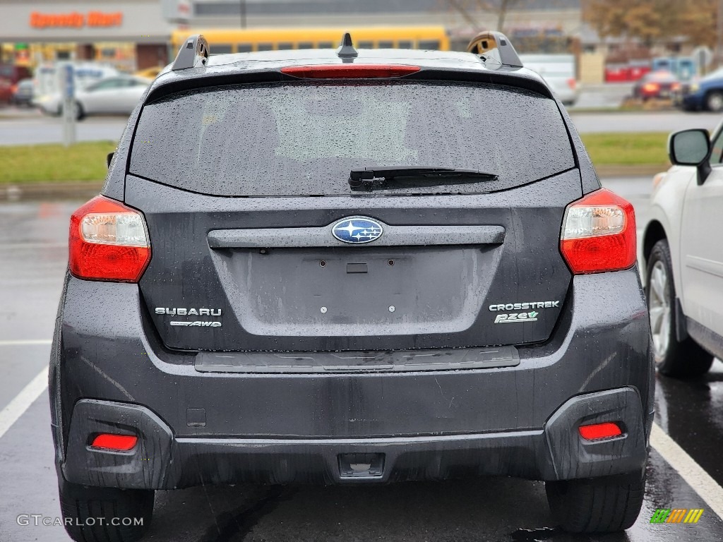 2017 Crosstrek 2.0i Limited - Dark Gray Metallic / Black photo #7