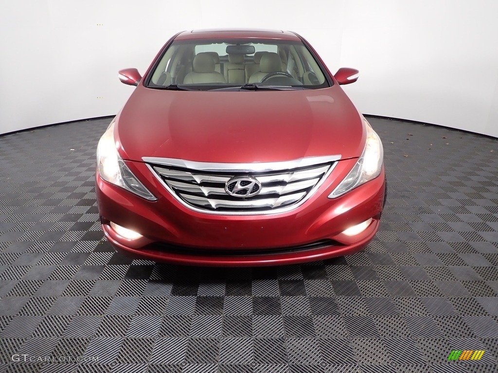 2011 Sonata Limited - Venetian Red / Camel photo #4