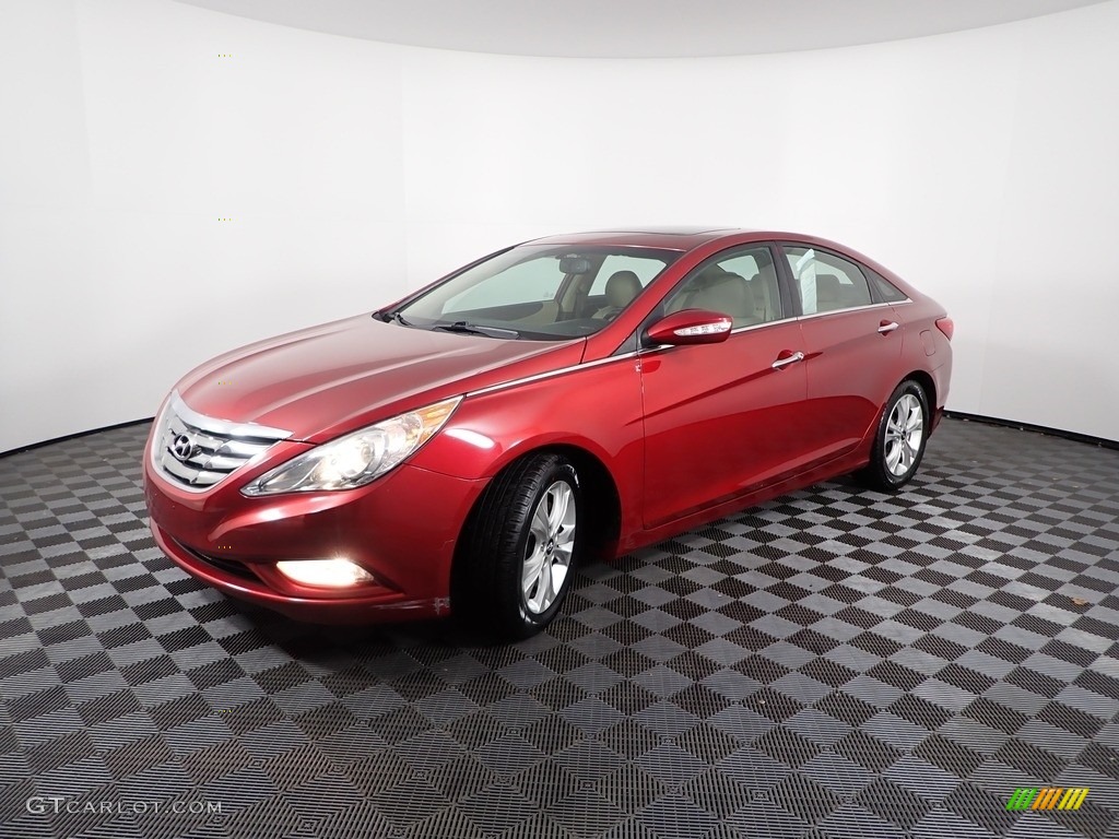 2011 Sonata Limited - Venetian Red / Camel photo #5