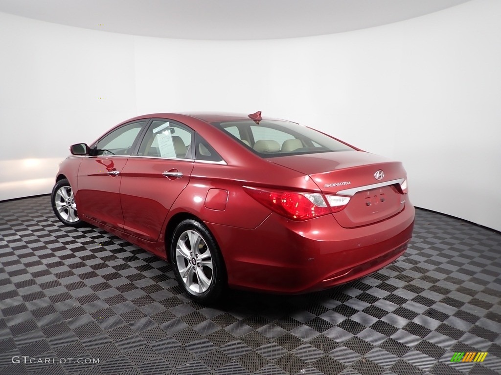 2011 Sonata Limited - Venetian Red / Camel photo #6