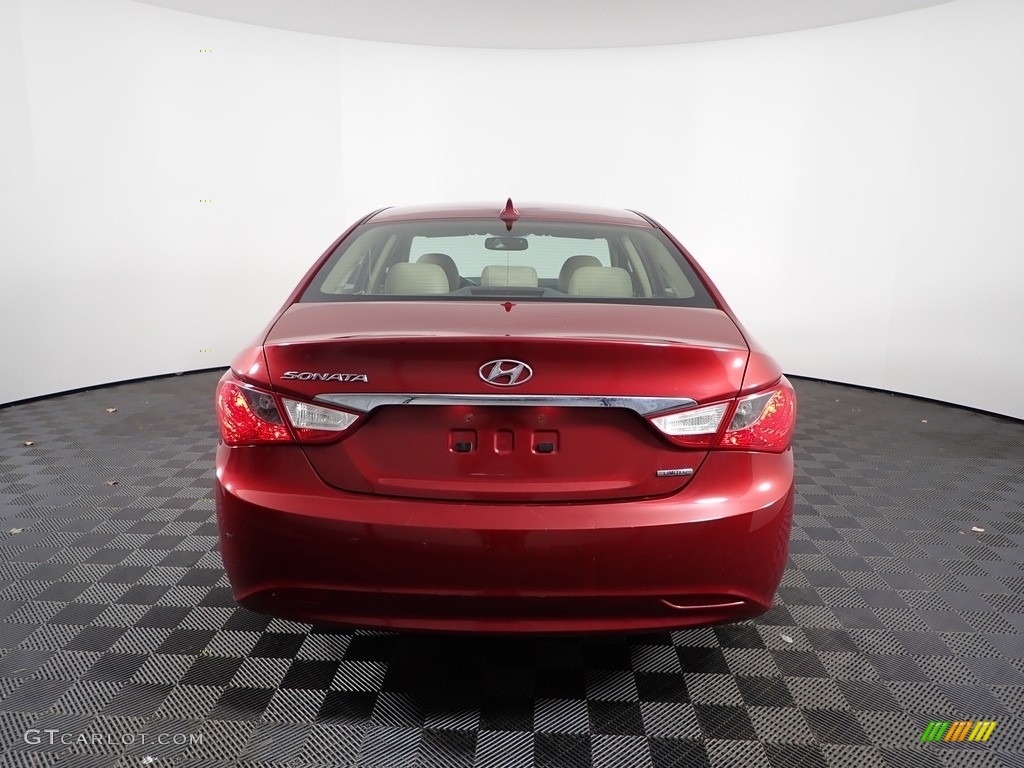 2011 Sonata Limited - Venetian Red / Camel photo #7