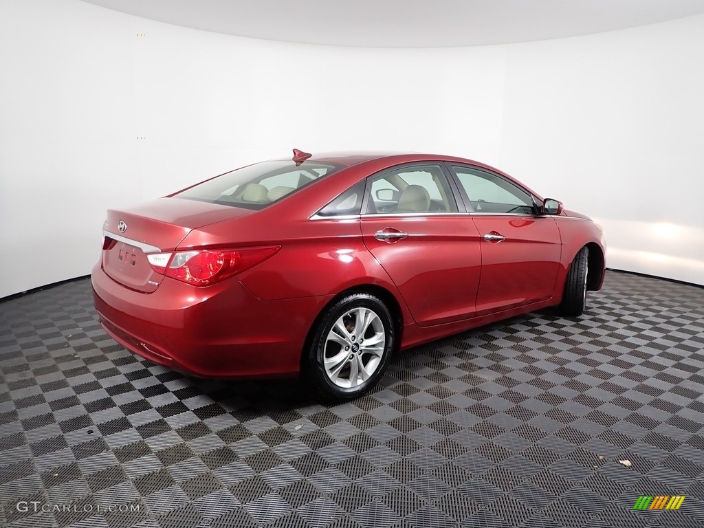 2011 Sonata Limited - Venetian Red / Camel photo #10