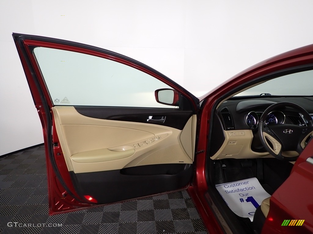 2011 Sonata Limited - Venetian Red / Camel photo #11