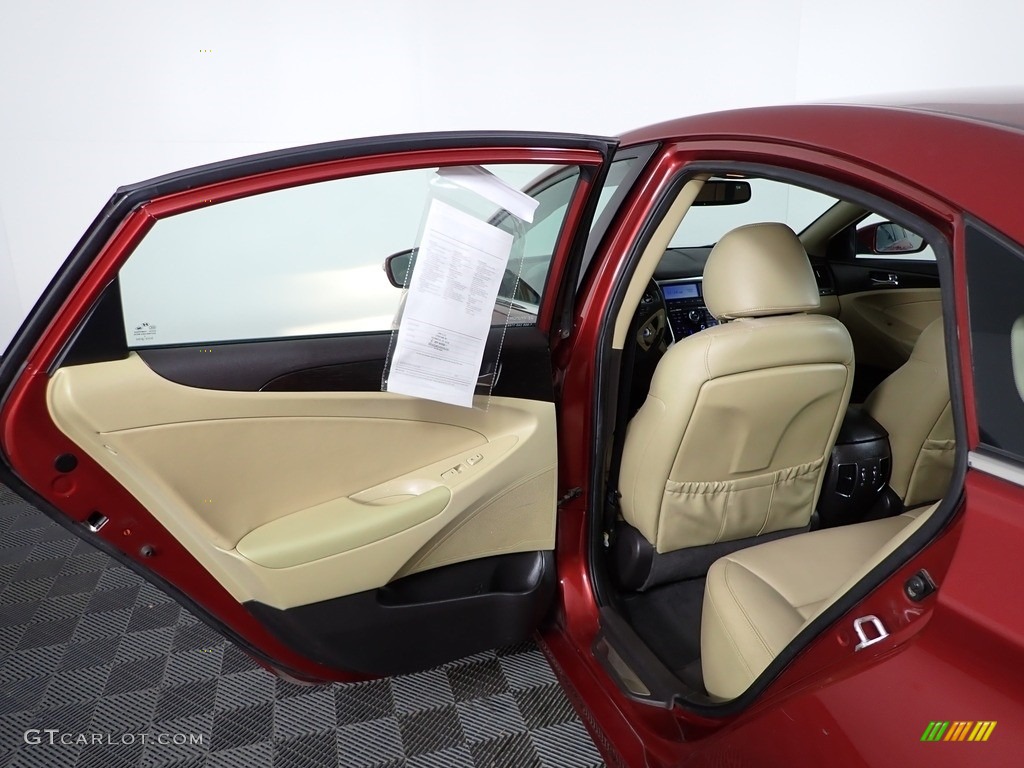 2011 Sonata Limited - Venetian Red / Camel photo #24