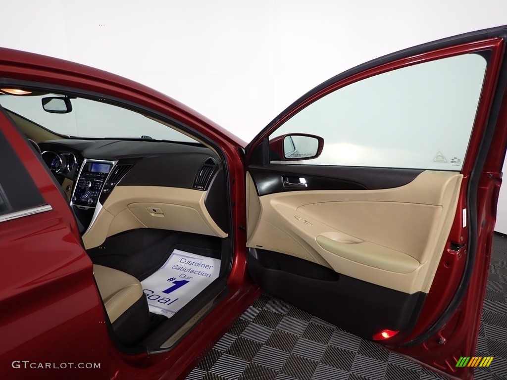 2011 Sonata Limited - Venetian Red / Camel photo #28