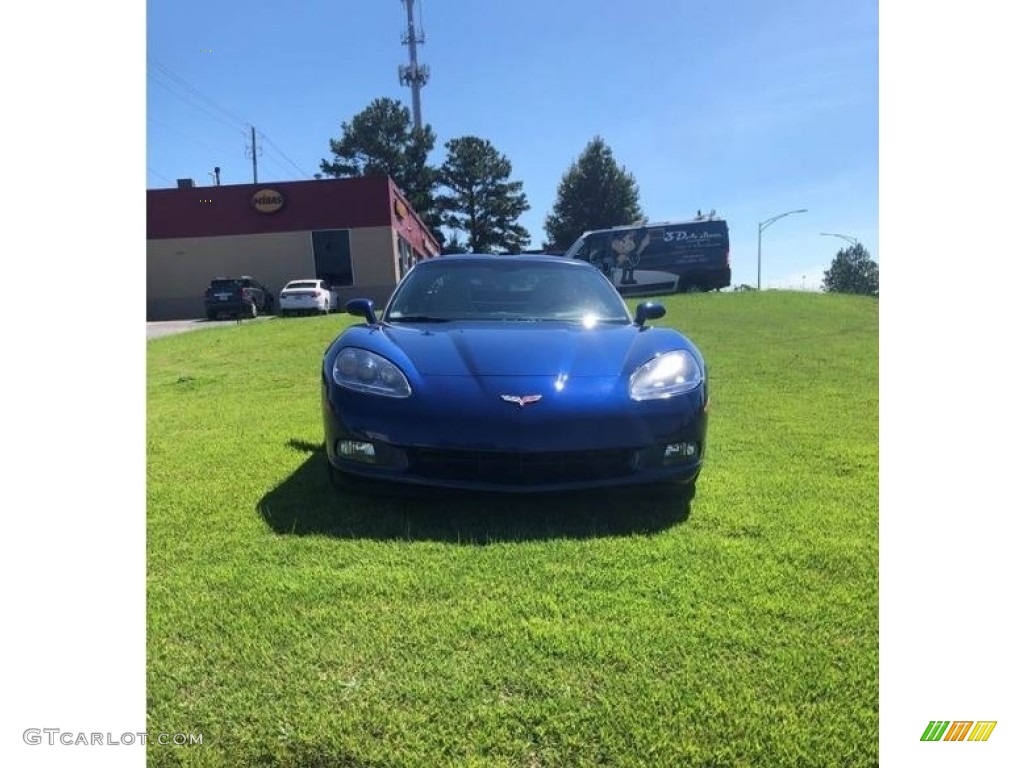 2006 Corvette Coupe - LeMans Blue Metallic / Cashmere Beige photo #3