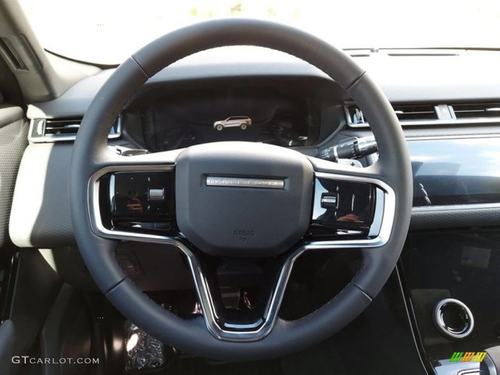 2023 Land Rover Range Rover Velar R-Dynamic S Ebony Steering Wheel Photo #145226973