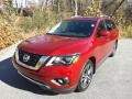 2020 Scarlet Ember Tintcoat Nissan Pathfinder Platinum 4x4  photo #2