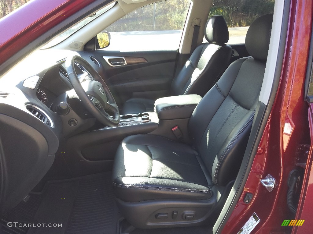 Charcoal Interior 2020 Nissan Pathfinder Platinum 4x4 Photo #145227450
