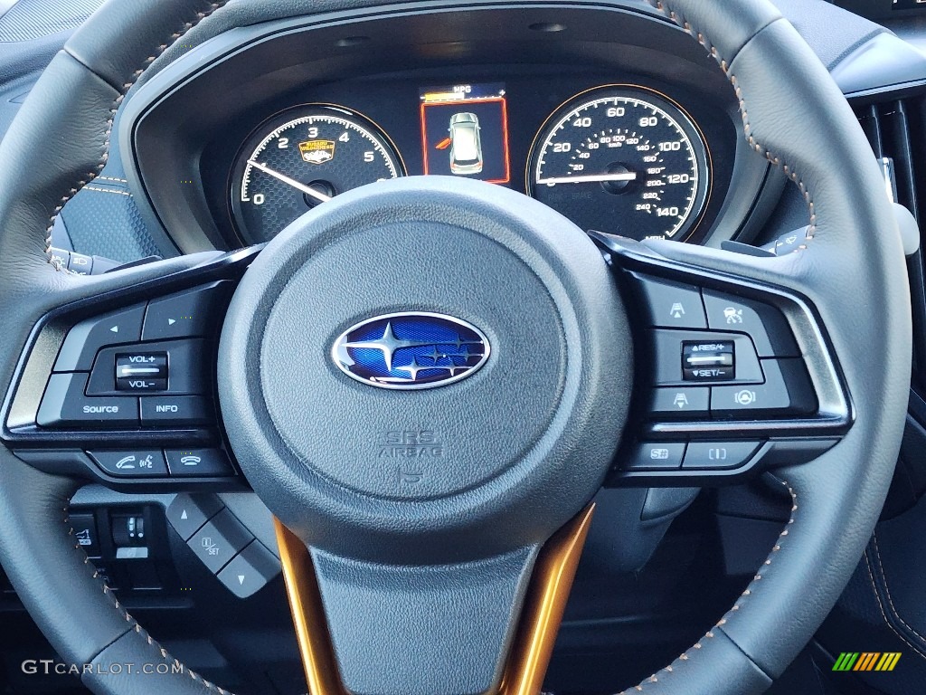 2022 Subaru Forester Wilderness Black Steering Wheel Photo #145227597