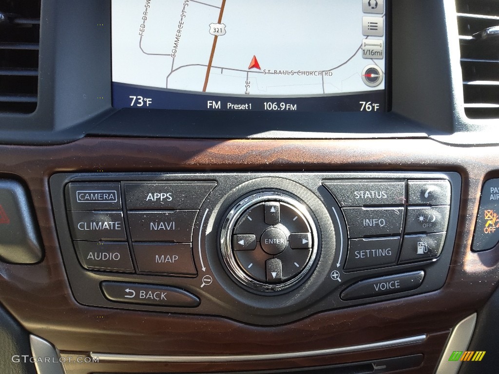 2020 Nissan Pathfinder Platinum 4x4 Controls Photo #145227729
