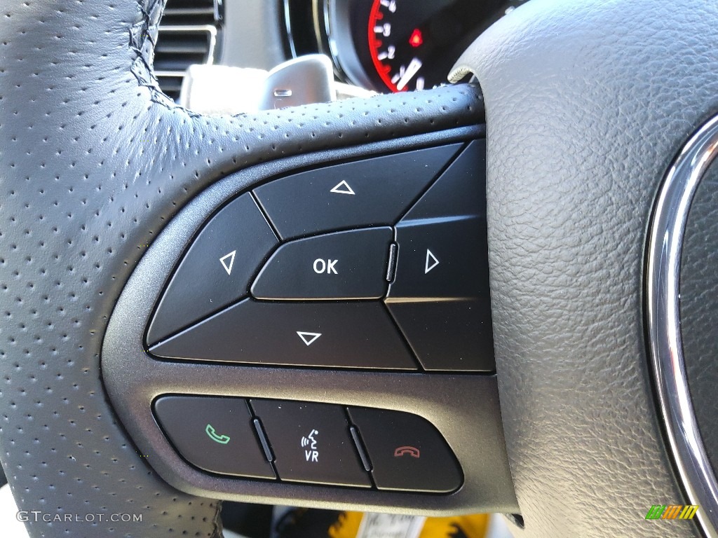 2022 Dodge Durango R/T AWD Black Steering Wheel Photo #145228731