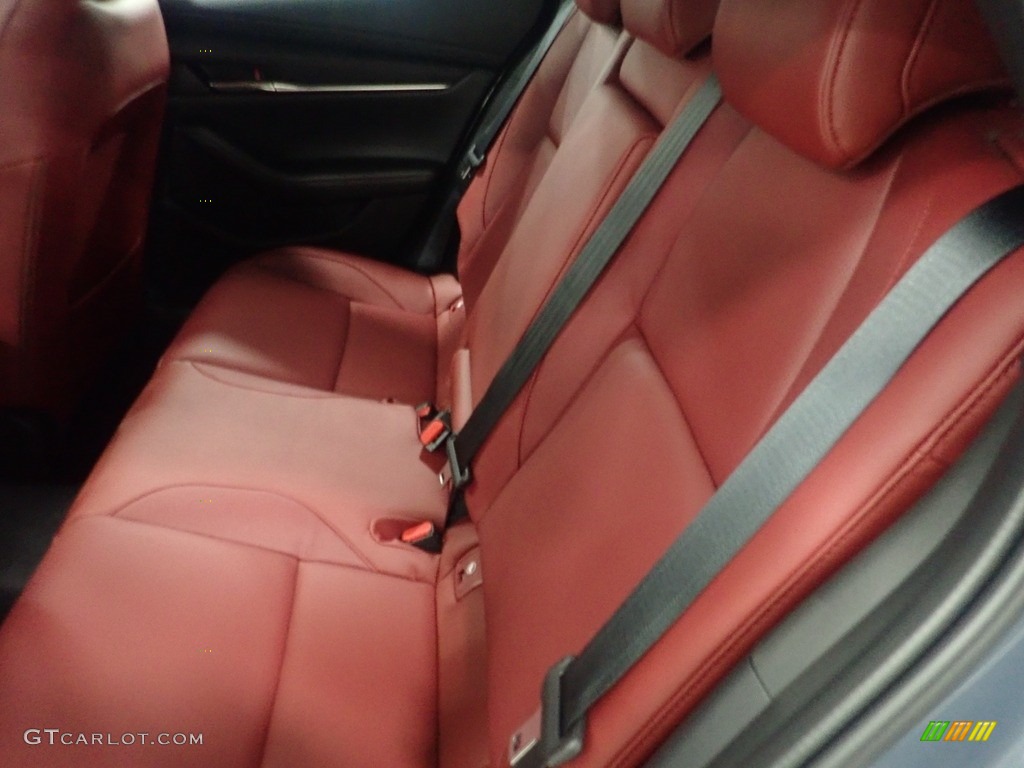2023 Mazda3 2.5 S Carbon Edition Hatchback - Polymetal Gray Metallic / Red photo #12