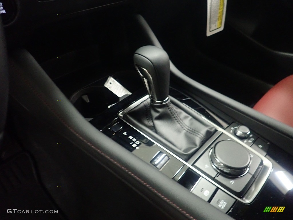 2023 Mazda3 2.5 S Carbon Edition Hatchback - Polymetal Gray Metallic / Red photo #16