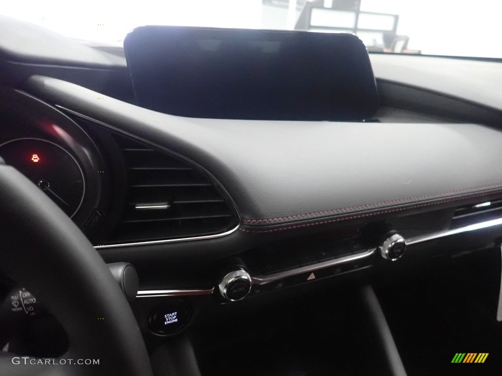 2023 Mazda3 2.5 S Carbon Edition Hatchback - Polymetal Gray Metallic / Red photo #17