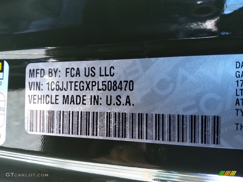 2023 Gladiator Mojave 4x4 - Sarge Green / Black photo #32