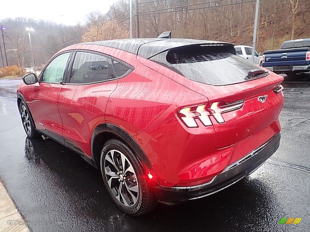 2021 Mustang Mach-E Premium - Rapid Red Metallic / Black Onyx photo #5