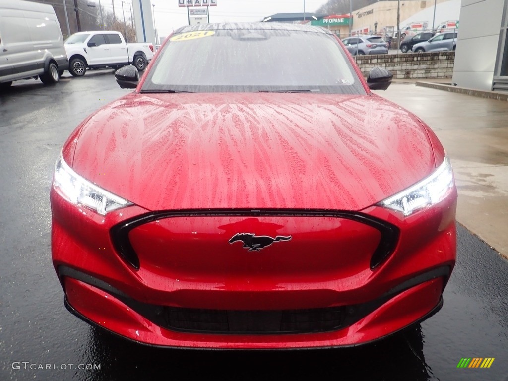 2021 Mustang Mach-E Premium - Rapid Red Metallic / Black Onyx photo #8