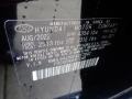  2023 Sonata SEL Onyx Black Color Code A2B