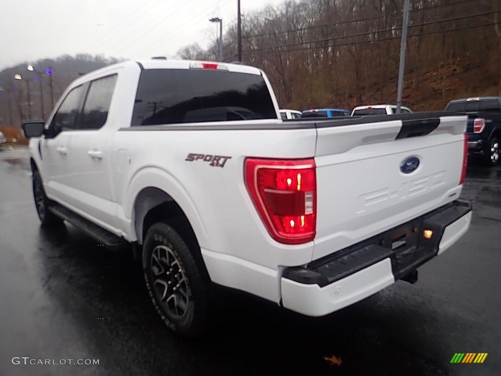 2021 F150 XLT SuperCrew 4x4 - Oxford White / Black photo #4