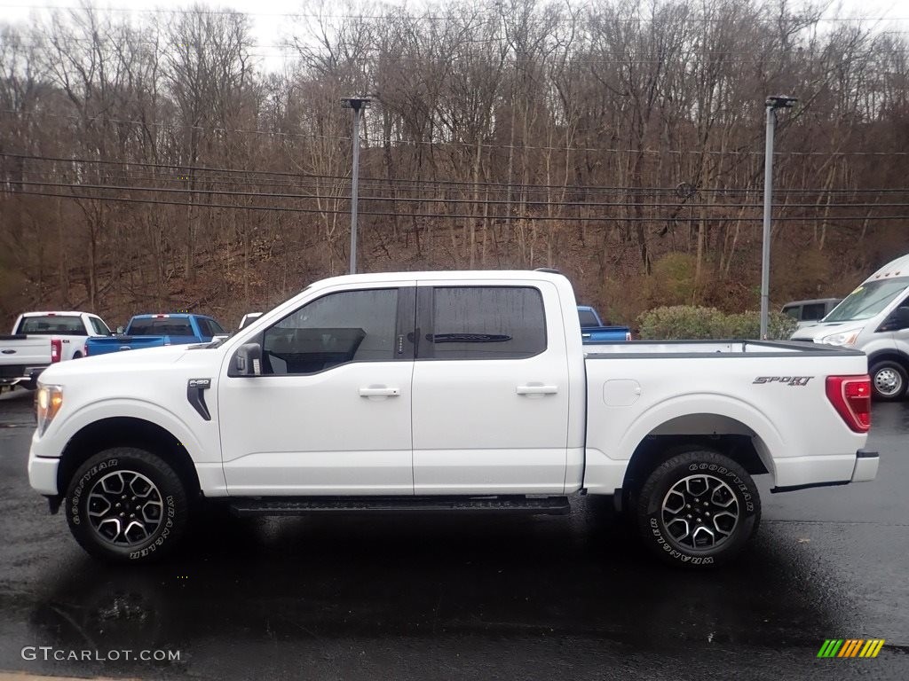 Oxford White 2021 Ford F150 XLT SuperCrew 4x4 Exterior Photo #145232803