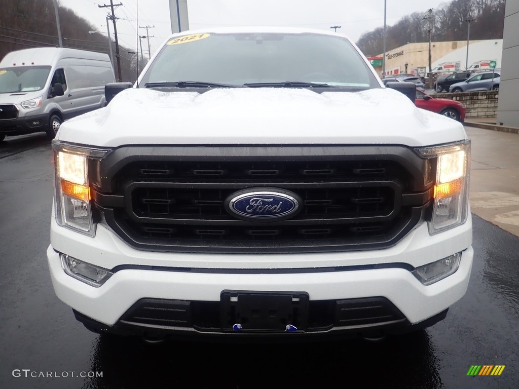 2021 F150 XLT SuperCrew 4x4 - Oxford White / Black photo #7