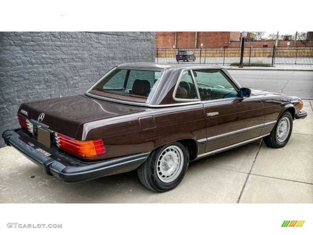 Walnut Brown 1980 Mercedes-Benz SL Class 450 SL Roadster Exterior Photo #145234015
