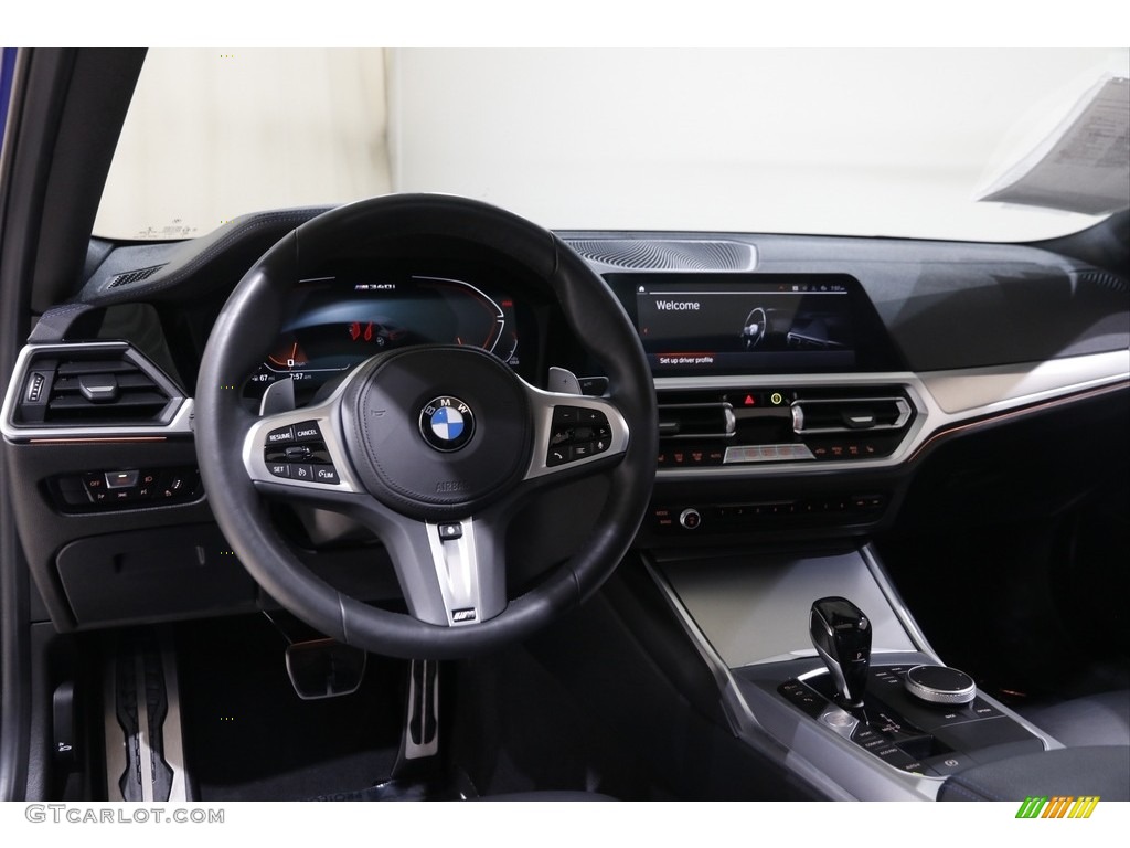 2021 BMW 3 Series M340i xDrive Sedan Black Dashboard Photo #145234154