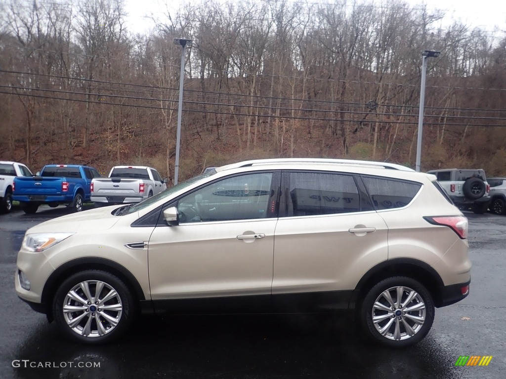 2017 Escape Titanium 4WD - White Gold / Charcoal Black photo #6