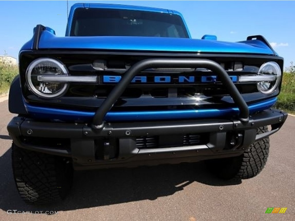 Velocity Blue Metallic 2022 Ford Bronco Outer Banks 4x4 4-Door Exterior Photo #145234628