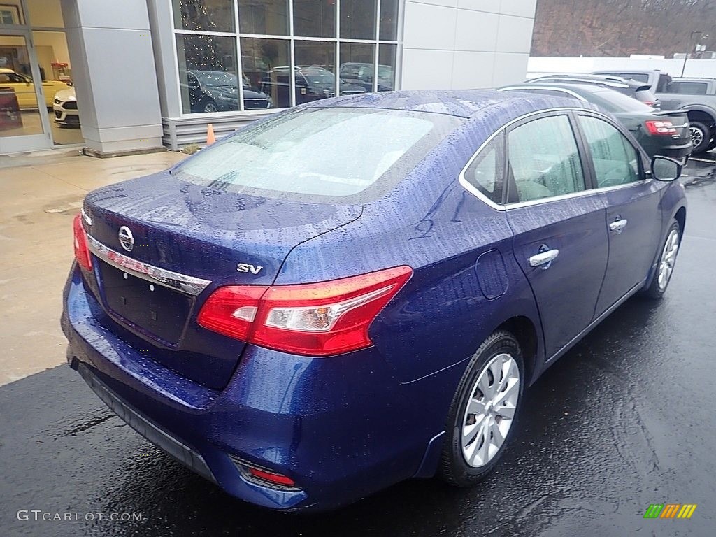 2016 Sentra SV - Deep Blue Pearl / Marble Gray photo #2