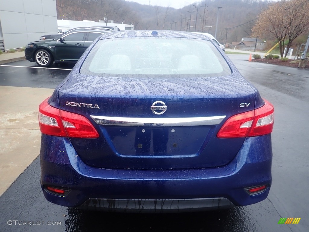 2016 Sentra SV - Deep Blue Pearl / Marble Gray photo #3