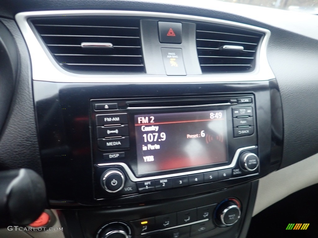 2016 Sentra SV - Deep Blue Pearl / Marble Gray photo #24