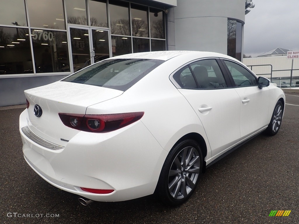 2022 Mazda3 Preferred Sedan - Snowflake White Pearl Mica / Black photo #2