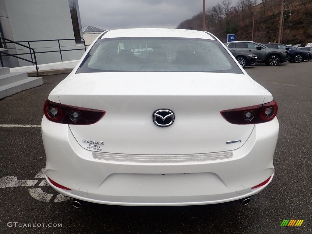 2022 Mazda3 Preferred Sedan - Snowflake White Pearl Mica / Black photo #3