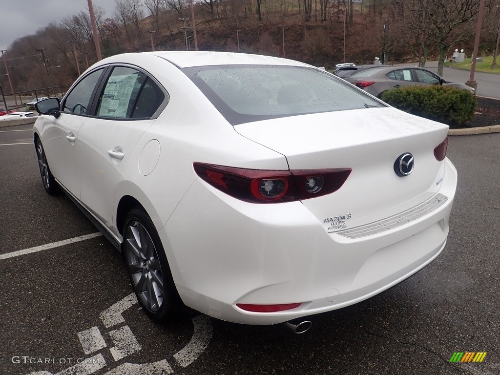 2022 Mazda3 Preferred Sedan - Snowflake White Pearl Mica / Black photo #4