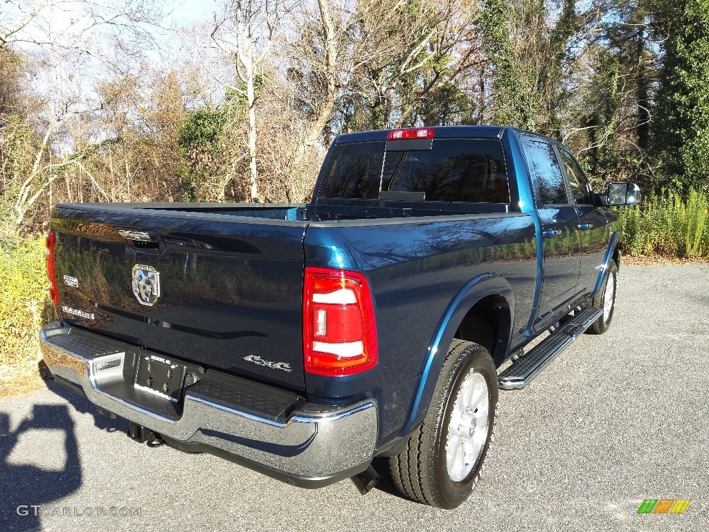 2022 3500 Laramie Crew Cab 4x4 - Patriot Blue Pearl / Black photo #6