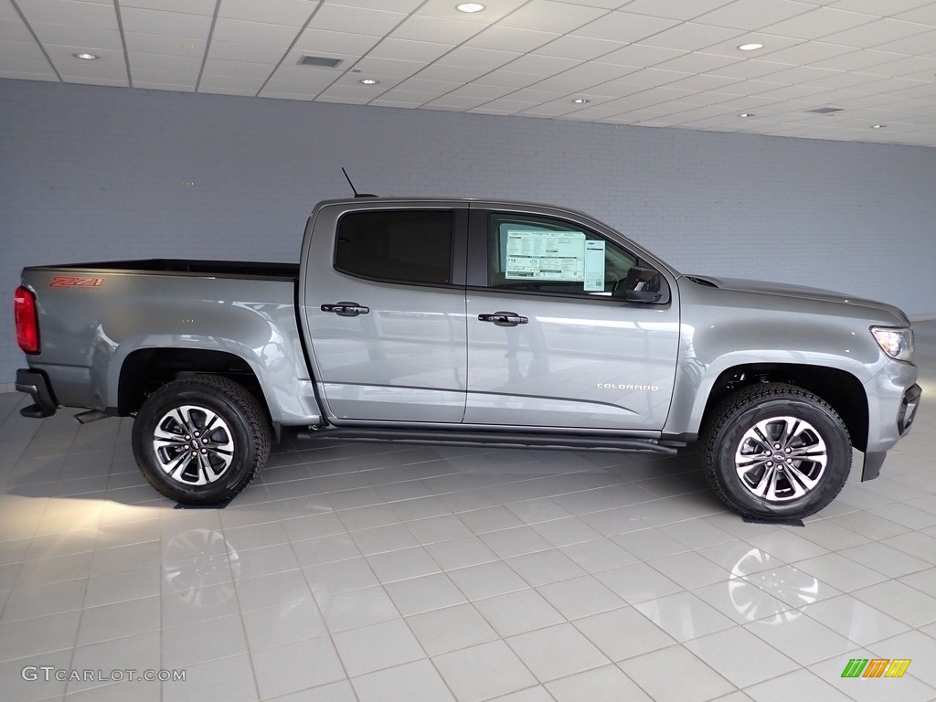 2022 Colorado Z71 Crew Cab 4x4 - Satin Steel Metallic / Jet Black photo #2